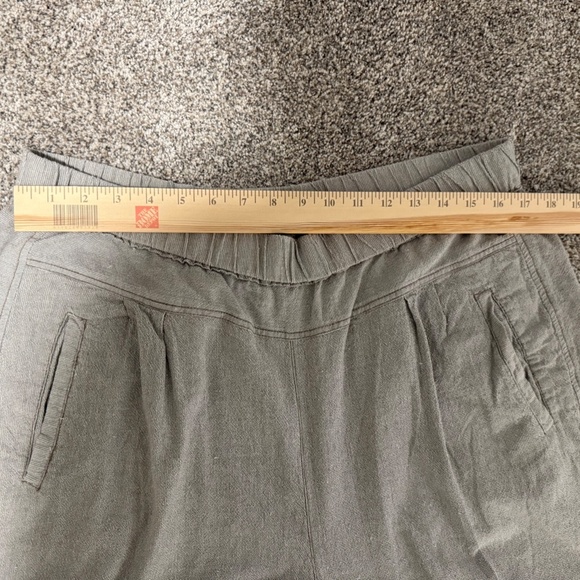 Anthropologie Hei Hei Cotton Tapered Pants – Light Grey (Size L) - Picture 6 of 7